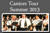 cantors tour summer 2013